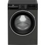 Beko Front Load Inverter Washing Machine, 10KG, Manhattan Grey - B3WFU501040MCI