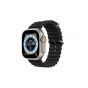 S9 Ultra Smart Watch, Silver Case, Black strap