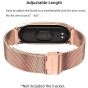 Stainless Steel Replacement Strap for Xiaomi Mi Band 3 Smart Watch - Gold