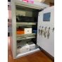 Safety Tech Fingerprint Safe Box, Silver - GN50F16