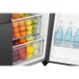 Hisense No-Frost Side By Side Refrigerator, 649 Liters, Inverter, Black - RS5N668SMFA1
