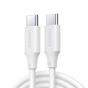 كابل USB-C يوجرين، 1 م - ابيض