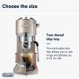 DeLonghi Dedica Arte Espresso Machine, 1 Liter, 1350 Watt, Beige - EC885.​BG