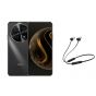Huawei Nova 12i, 256GB, 8GB RAM, 4G LTE, Dual SIM - Black with FreeLace Lite Wireless Earphones - Black