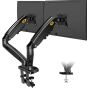 NB Dual Monitor Stand, 17-30 Inch, Black - F160
