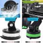 CARPDR Car Phone Holder Mount, Universal Strong Suction Cup Phone Holder, Upgraded One-Button Pop-up iPhone Smartphone Cell Phone Stand, Heavy Duty Phone Holder for Dashboard/Windshield/Window
