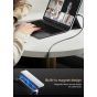كابل شحن ونقل بيانات USB-C الى لايتنينج جوي روم بقاعدة مغناطيسية بتصميم مضفر، 30 وات، طوله 1.2 متر، اسود - S-A50