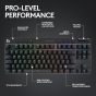كيبورد جيمنج لاسلكي لوجيتك G PRO X TKL، بمفاتيح Tactile - اسود