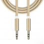 Lenovo Aux 3.5mm Audio Cable, 1 Meter, Gold - KX 3404
