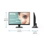 شاشة IPS LED بين كيو 27 بوصة، دقة FHD، سرعة تحديث 100 هرتز، اسود - GW2790