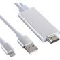 Lightning to Hdmi Adapter, 200 Cm - White