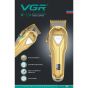 VGR Rechargeable Hair Clipper, Dry, Gold - V-134
