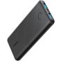 Anker PowerCore Wired Power Bank, 10000mAh, 2 USB Ports, Black - A1388H11