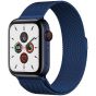 For Apple Watch 6 Size 44mm Light Stainless Steel Milanese Loop Band from Smart Stuff - Blue