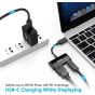 محول USB فئه C الي HDMI تشوتيك، 7 سم، اسود - Hub-M03-Bk