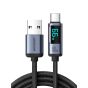Joyroom USB-A to USB-C Charging and Data Cable, 1.2 Meters, 66W, Black - AC066A16
