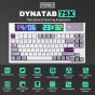 كيبورد جيمنج لاسلكي ايبوميكر  DynaTab 75X - ارجواني