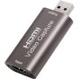 USB-A to HDMI Video Capture Adapter - Silver