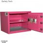 Safety Tech Digital Safe Box, 30 Liters, Pink - ‎GN30 Ultra