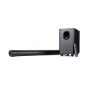 F&D Bluetooth Soundbar with Wired Subwoofer, 2 Pieces, 2.0 Channel, 80W, Black - HT-330