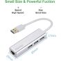 موزع USB-A نللانو 4 في 1 - رمادي