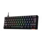 Meetion Wired Gaming Keyboard, Blue Switch, Black - MK005