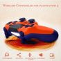 Roonboit Wireless Controller For PS4, Pro, Slim, PS3 - Sunset Orange