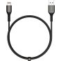 Aukey CB-AKL2 MFi USB-A to Lighting Kevlar Cable, 2m, Black