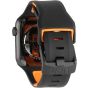 UAG - Urban Armor Gear CIVILIAN Silicone Watch Strap for Apple Watch 42mm and 44mm - Black/Orange
