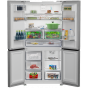 Beko No Frost Side By Side Refrigerator, 624 Liters, Titanium Inox - GNE134626ZXH, with Blender, 1.5 Liters, 600 Watt - TBN 62608 W