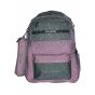 Gharibo Bags School Backpack With Pencil Case For Boys, Be Smart Pattern - Purple and Grey