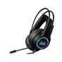 سماعة راس دوب  H750 GX بميكروفون، اضاءة RGB - اسود 