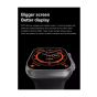 Wearfit Pro X8 Plus Ultra Series 8 2023 Smart Watch, Silver Case and Black Strap