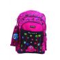 Gharibo Bags School Backpack With Pencil Case For Kids, Emoji Pattern - Pink