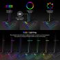 RGB Gaming Headphones Stand - Black