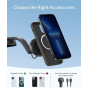 Anker 613 MagGo Magnetic Wireless Car Charger, Black - B2930G11