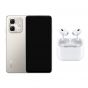 Infinix Hot 50i, 256GB, 8GB RAM, 4G, Dual SIM - Titanium Grey with Ridingtone AirPods Pro 2nd Gen Earbuds, Noise Cancellation - White