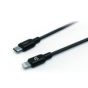 كابل USB -C الى لايتنينج ادم ايلمنتس بيك II، طول 1.2 متر، اسود - C120B