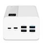 Ttec Mega Wired Power Bank, 50000mAh, 5 USB Ports, White - 2BB197B