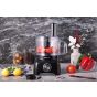 Swiss Pro Plus Food Processor, 600 Watt, Black - SP-FOOD600.8