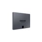 Samsung 870 QVO SATA 3.0 Internal SSD, 2 TB, 2.5 Inch, Grey - MZ-7Q2T0BW