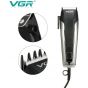 VGR Hair Clipper, Dry, Black and Silver - V-120