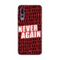 جراب ظهر زوت بطبعة عبارة Never Again لهواوي P20 برو