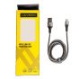 كابل USB الى مايكرو USB لافينتو، 1 متر، فضي غامق- MP035