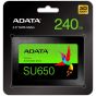 هارد SSD ايه داتا، 240 جيجا، اسود - SU650