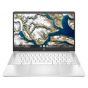 HP ChromeBook 14a-na0500na Laptop, Intel Celeron N4000, 64GB eMMC, 4GB RAM, 14 Inch, FHD LED IPS, Intel UHD Graphics 600, Chrome - White, Pre-owned, Grade A, 6 Months Warranty