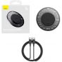 Baseus Simple 2 Wireless Qi Inductive Charger, 15 Watt, 1 USB-C Port, Black - CCJJ050001