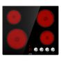 Gorenje Electric Hob, 60cm, 4 Burners, Black - EC641BSC