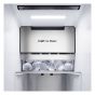 LG No Frost Refrigerator with Inverter Motor, 635 Liters, Black - GC-X257CQHS