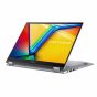Asus VivoBook S14 Flip TN3402YA-LZ555W Laptop, AMD Ryzen 5 7430U, 512GB M.2 NVMe PCIe 3.0 SSD, 8GB RAM, 14 Inch, WUXGA, 60Hz, AMD Radeon Graphics, Windows 11 - Cool Silver with ASUS Pen SA200H-MPP1.51